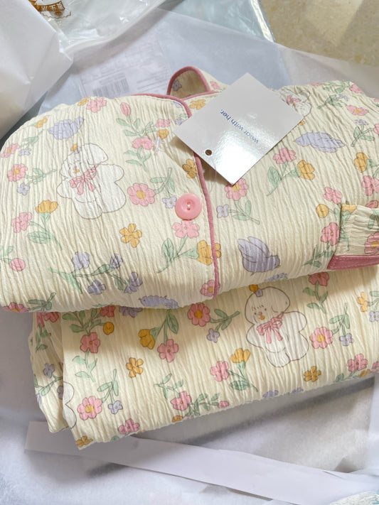 Floral Print PJ set