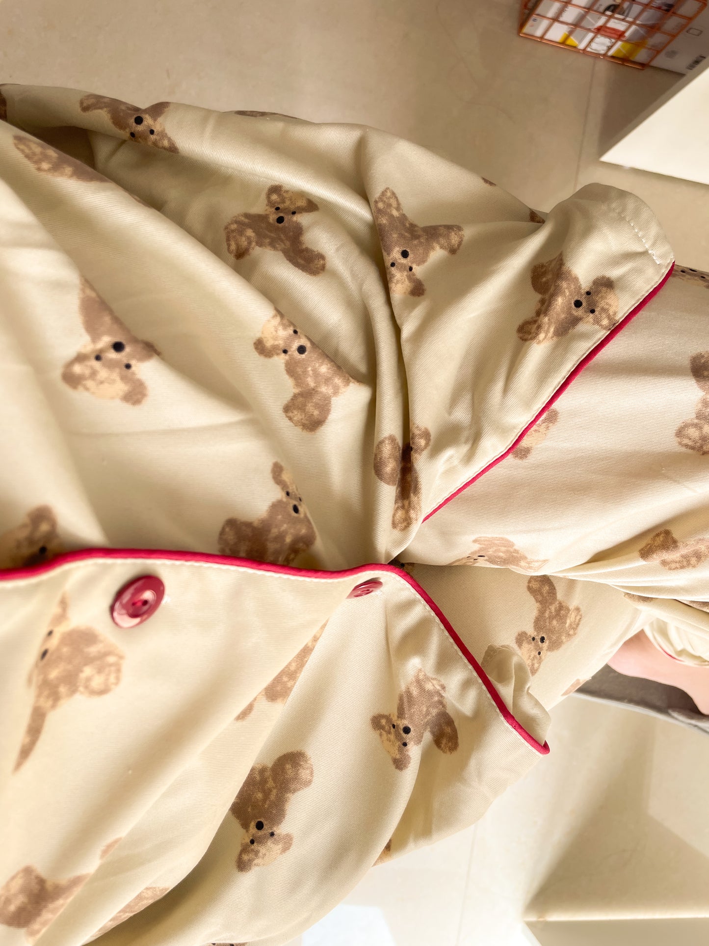 Teddy Print PJ