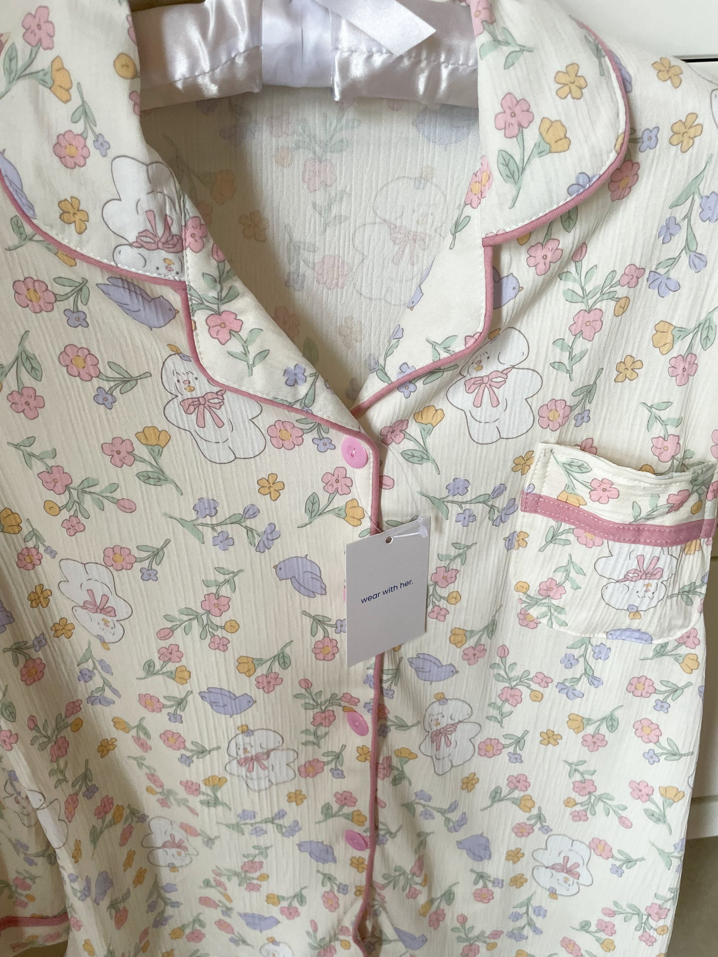 Floral Print PJ set