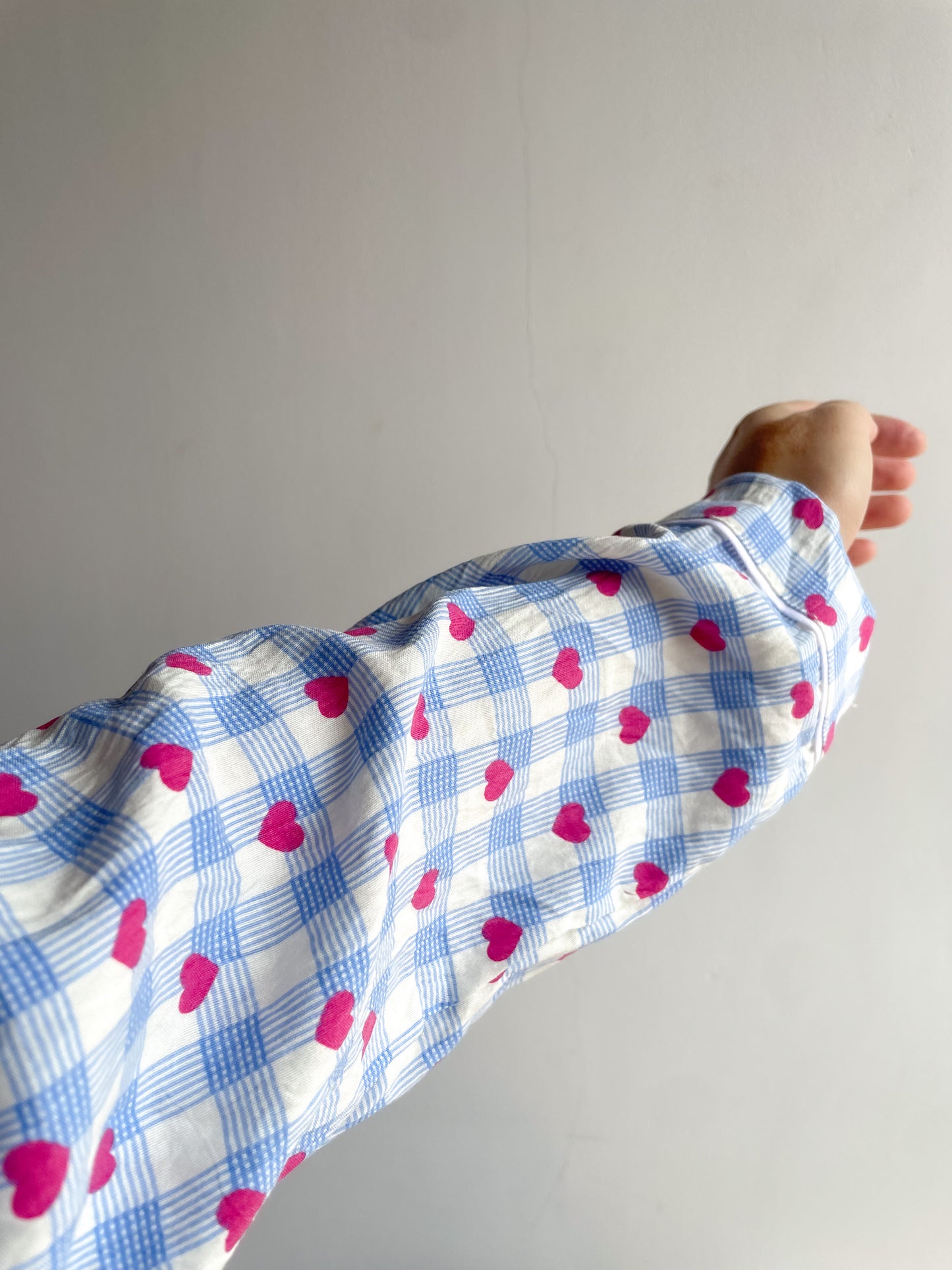 Blue heart pj set