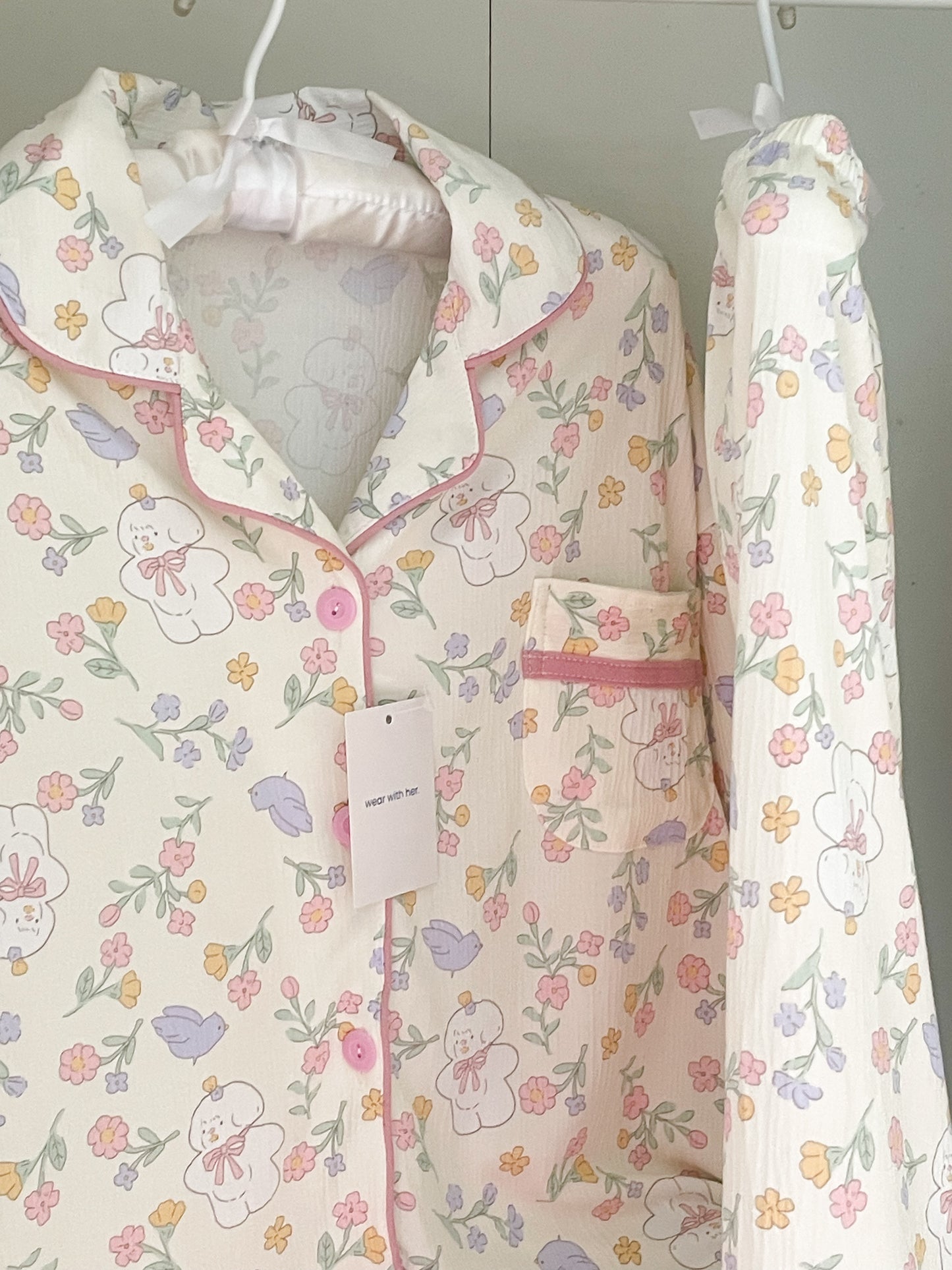 Floral Print PJ set