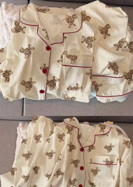 Teddy Print PJ